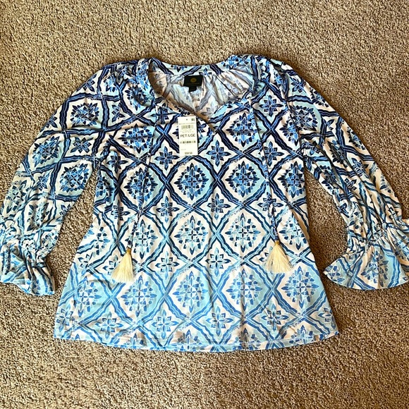 JM Collection - women’s blouse, size petite large - Picture 1 of 10